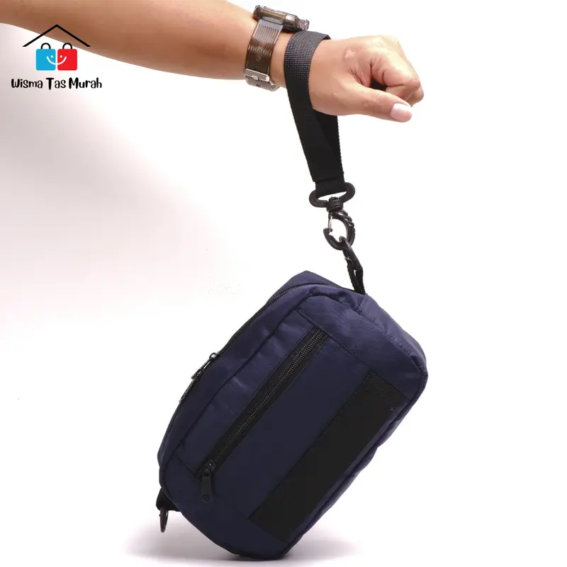 Tas Selempang Bahu Pria Wanita Multifungsi Pouch Clutch Bag Sling Bag 3