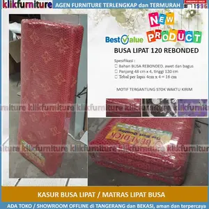 Kasur Lantai Kasur Piknik Kasur Camping Kasur Lipat 120 x 190 cm