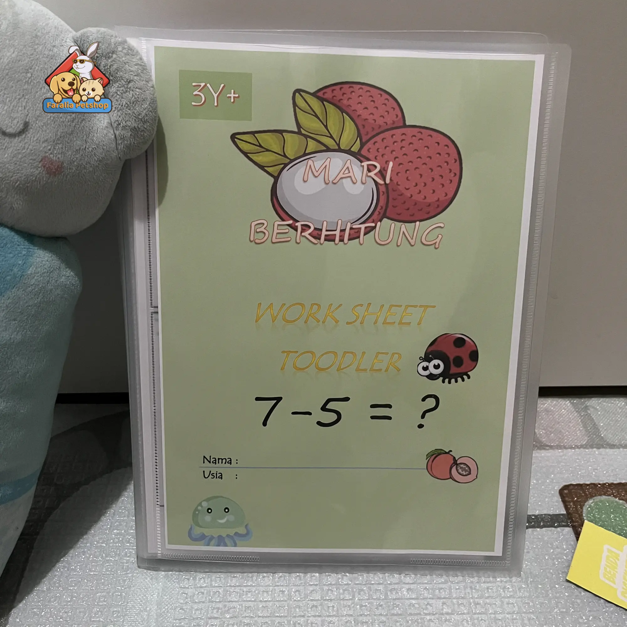 Worksheet Buku Aktivitas AnakBerhitung 2 3 4 5 Tahun Bergambar