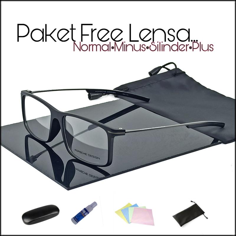 Frame Kacamata Sport Pria sporty design paket Lensa 1