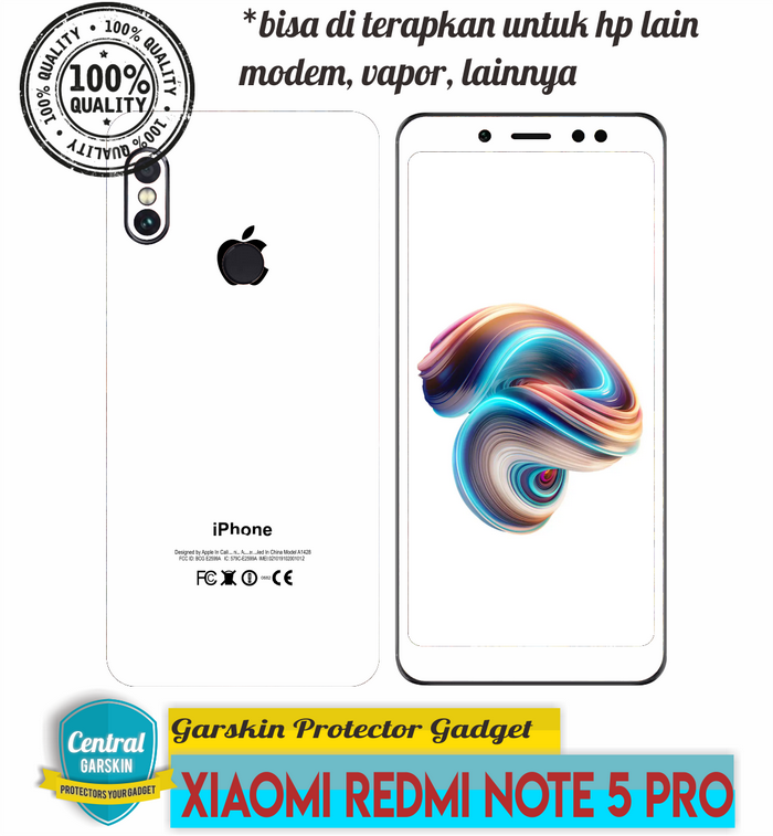 Gambar Garskin Skin Xiaomi redmi Note 5 / 5 pro Iphone x Style coat dari TOKO STIKER YK Kab. Bantul Tokopedia