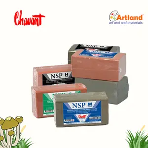 Chavant NSP Clay Brown 2Lb - Tanah Liat Pemodelan Non-Sulfurated Plasteline untuk Detail Tinggi & Fleksibel - Asli & Berkualitas - Painting
