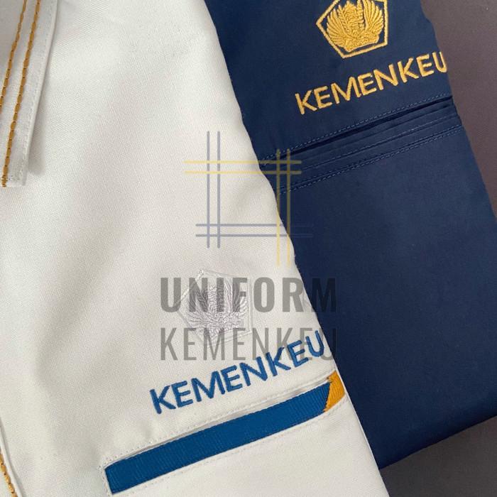 Jual Kemeja Seragam Kemenkeu Pria Brand Manzone [READY STOCK] - Navy ...