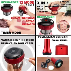 Alat kerok elektrik Bekam elektrik Alat pijit kop elektrik