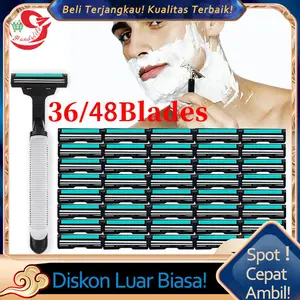 Alat Cukur Manual Pria Pengaman Cukur Cukur Jenggot Wajah dengan Pivot Multi-Sumbu - Kumis, Razor