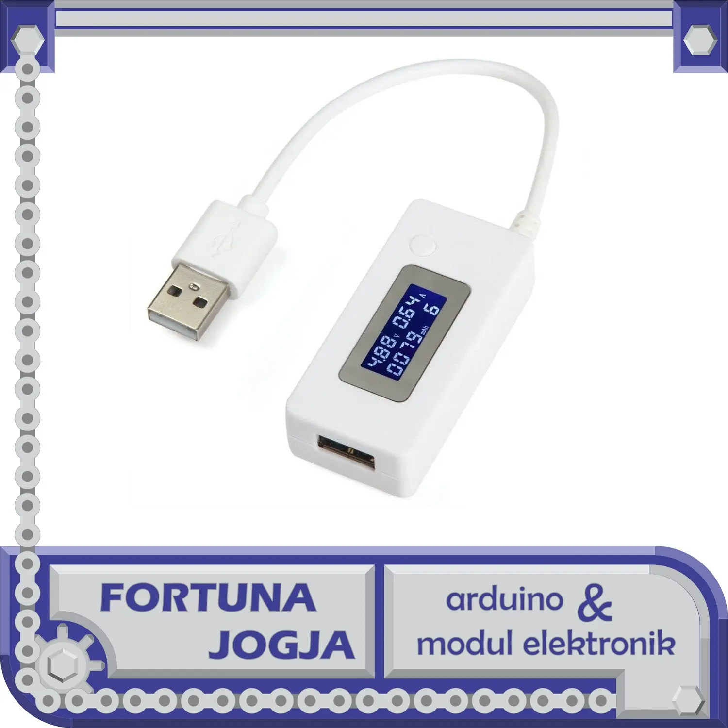 KCX-017 USB Kabel Charge Doctor Tester Tegangan Arus Daya Kapasitas
