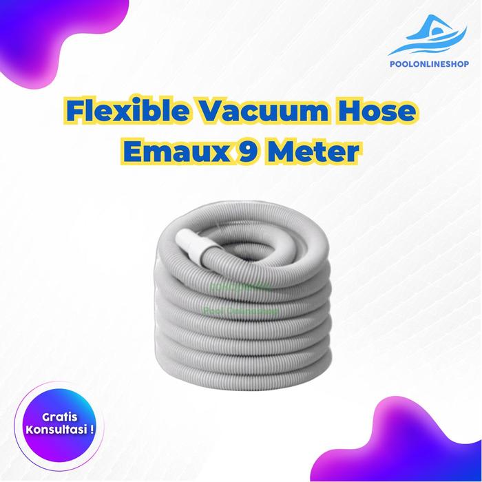 Gambar Flexible Vacuum Hose 9 Meter EMAUX / Selang Vacuum Kolam Renang 9Meter dari Pool Onlineshop Kab. Sleman Tokopedia