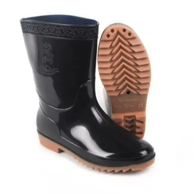 Sepatu Boot Pendek Yumeida RB 1 Hitam Boot Kontruksi Proyek Perkebunan