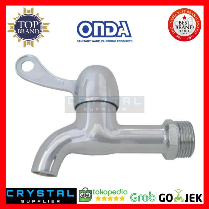 Gambar KRAN ONDA CLS 04 3/4" inch / Keran Air Taman Tembok Cuci Dapur CLS04 dari Crystal Supplier Kota Semarang Tokopedia