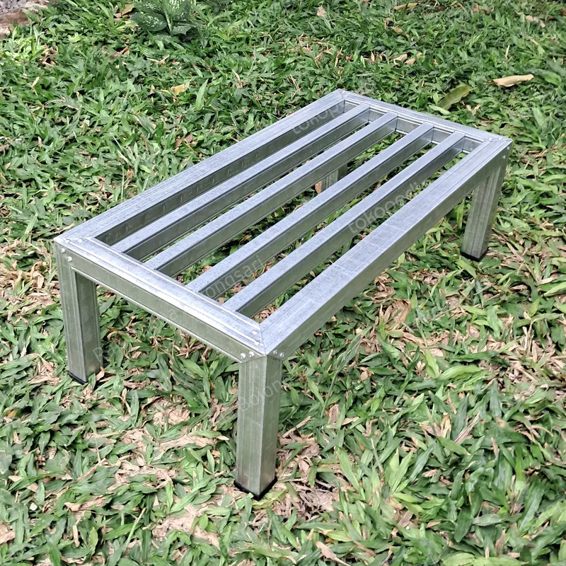 Rak Tanaman Pot Besar 60cm - Baja Ringan - Rak Tahan Air - Anti Karat 2