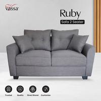 Gambar Sofa minimalis 2 Dudukan Vassa Ruby Sofa 2 seater dari Vassa Sofa & Home Kab. Bogor 1 Tokopedia