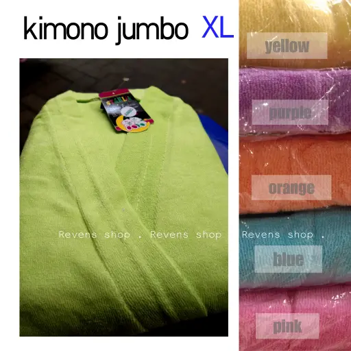 KIMONO MANDI HANDUK JUMBO BAJU MANDI DEWASA 0
