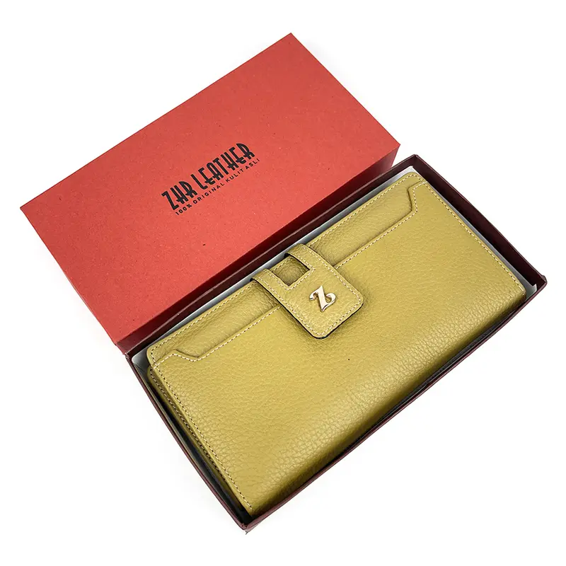 Dompet Kulit Wanita Model Resleting Bahan Kulit Sapi Asli Garut Z-092 4