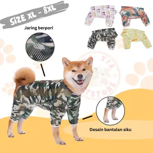 Baju Anjing / Jumpsuit Anjing Besar Large Dog Clothes - Jaring 4 kaki