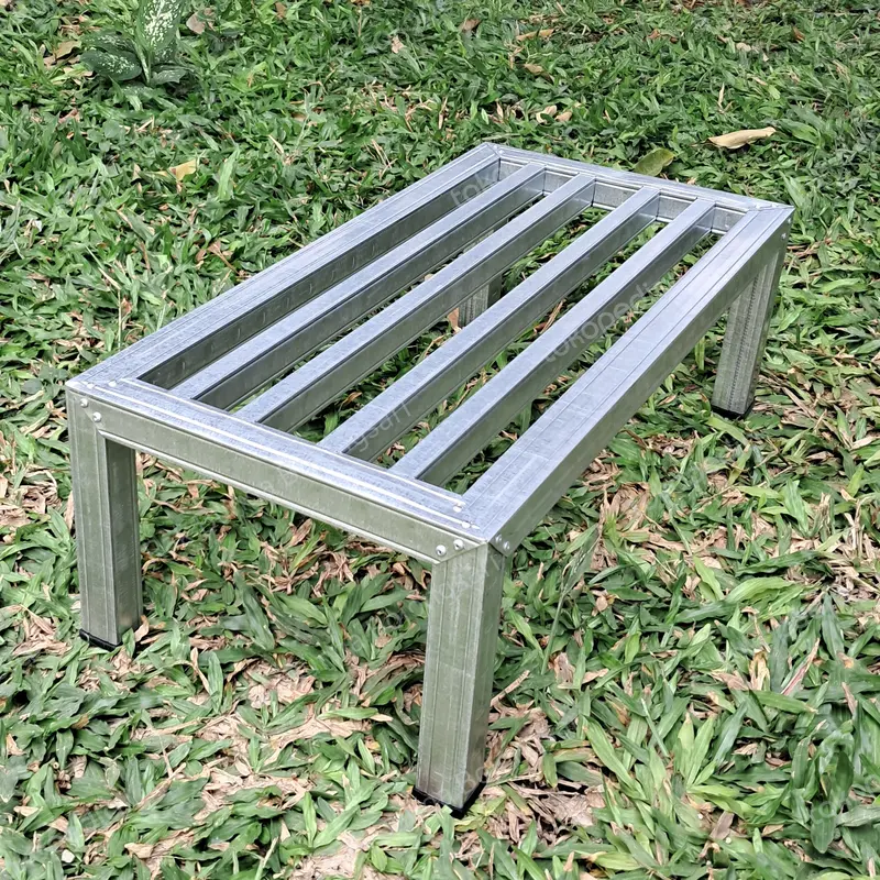 Rak Tanaman Pot Besar 60cm - Baja Ringan - Rak Tahan Air - Anti Karat 3