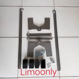 Engsel tangga lipat polos baja ringan / Breket 8  komplit