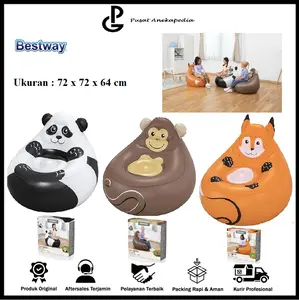 Bestway 75116 Kursi Angin Cozy Crotters - Kursi Sofa Angin Anak Motif - Bestway 75116