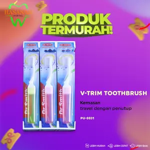 V-Trim Tooth Brus Sikat Gigi Behel - Sikat Ortho Travel (Dr. Smith)