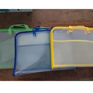 Map / Zipper Plastik Resleting Jaring Tenteng Tengah Merk Jenia