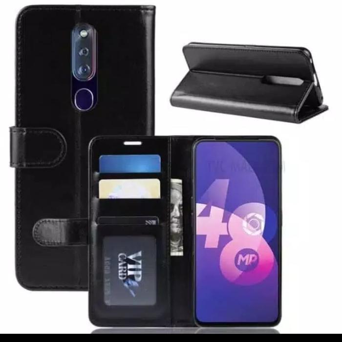 Gambar Oppo F11 Flip Cover Case Standing Leather Kulit Dompet dari EXCELLENT ACCECORIES Kota Administrasi Jakarta Pusat Tokopedia