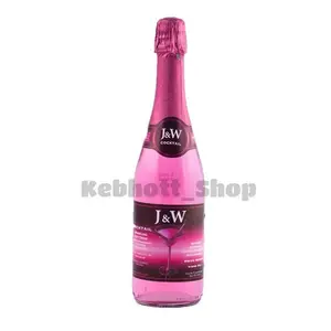 J&W Cocktail Sparkling Soft Drink Grape & Raspberry Minuman Berperisa