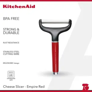 KitchenAid Classic Cheese Slicer Red - KE133OHERA