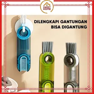 Sikat Multifungsi Pembersih Botol 3 in 1 Gap Brush