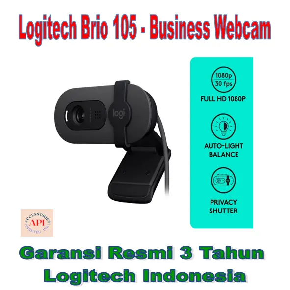 Logitech Webcam Bisnis Brio 105 Full HD - Logitech Webcam Brio 100 Full HD