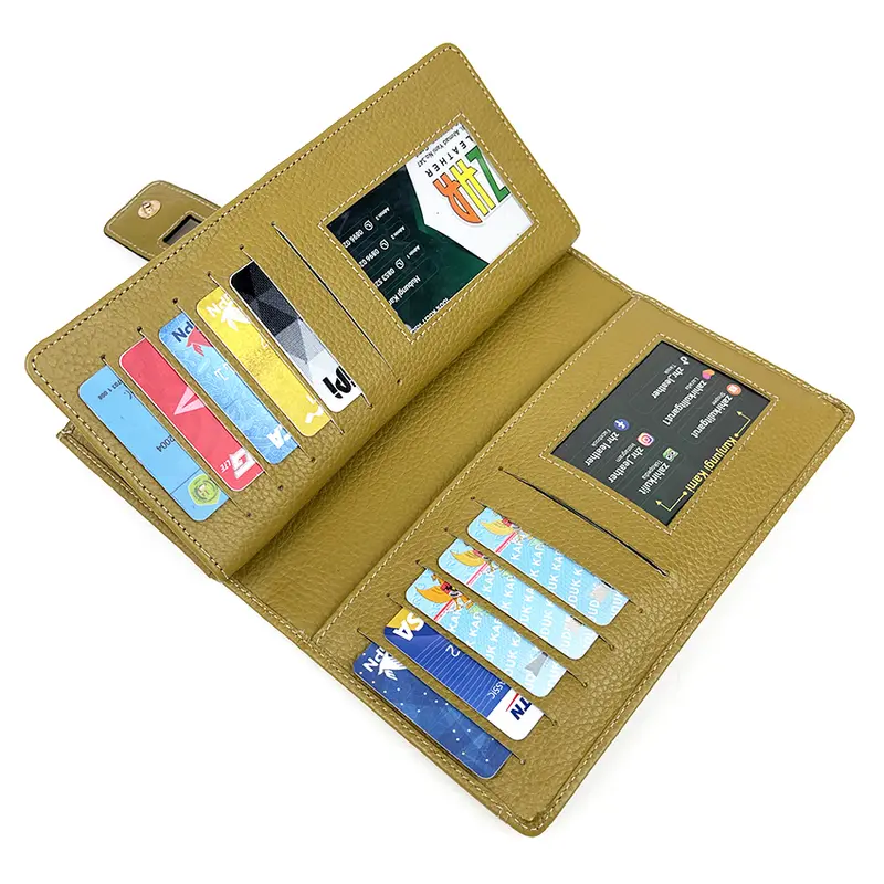 Dompet Kulit Wanita Model Resleting Bahan Kulit Sapi Asli Garut Z-092 3