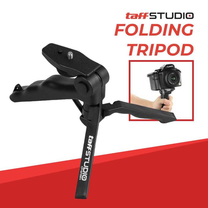 Gambar TaffSTUDIO Mini Foldable Folding Tripod Stand - CP-GP264 dari kamoro outdoor Kota Administrasi Jakarta Utara Tokopedia