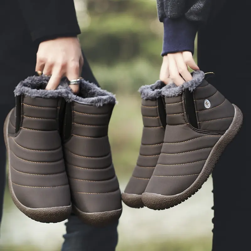 Import Tahan Air Waterproof Sepatu Boots Pria Cowok Musim Dingin 19