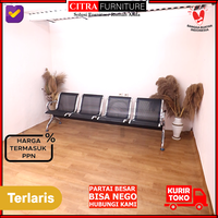 Gambar Kursi Tunggu Bandara 4 dudukan |Airport chair 4 seater|Kursi Besi - Hitam, DIRAKIT dari Citra furniture Kota Administrasi Jakarta Pusat 3 Tokopedia