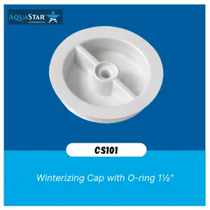 Penutup Pipa Kolam Renang 1.5 Inch Winterizing Cap Aquastar Putih