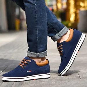 Sepatu Casual Peninggi Badan Pria Sol Tebal Brogues Oxfords