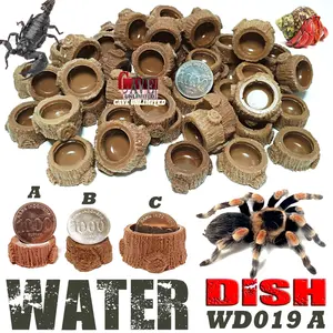 WD019A MINI WATER DISH TEMPAT MINUM INSECTA TARANTULA KALAJENGKING