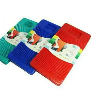 Papan Gilesan Baju, Plastik, Green Leaf.