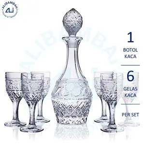 Crystal Wine Decanter Set Alibambah - ALB-001