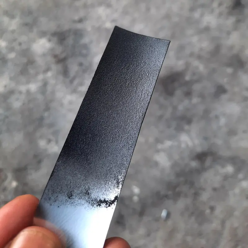 Bubuk cat powder coating tekstur pasir hitam - Black Sandy 1kg 0