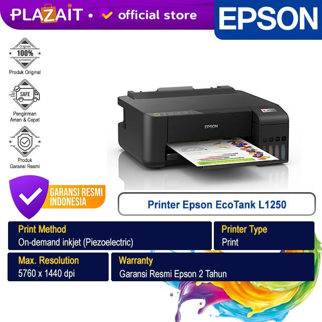 Gambar Epson Printer EcoTank Ink Tank L1250 A4 Wi-Fi - Print Only - Bundle Normal dari Plaza IT Store Kota Medan Tokopedia