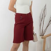 Gambar *Ready Stok* 2023 - Celana Kulot Katun Jepang 6942 (CAP) - Marun, L dari Sisters Fashion Group Kota Administrasi Jakarta Utara 4 Tokopedia