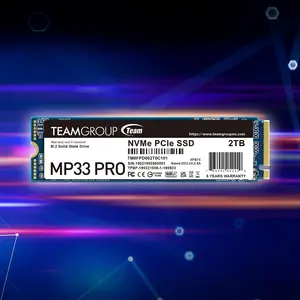 TEAMGROUP MP33 PRO 2TB SLC Cache 3D NAND TLC NVMe 1.3 PCIe Gen3x4 M.2