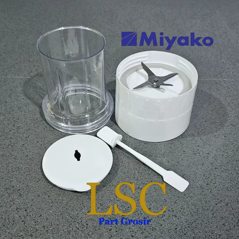 Choper Set Bumbu Basah Miyako 101 102 Putih Gelas Blender Pisau Giling 1