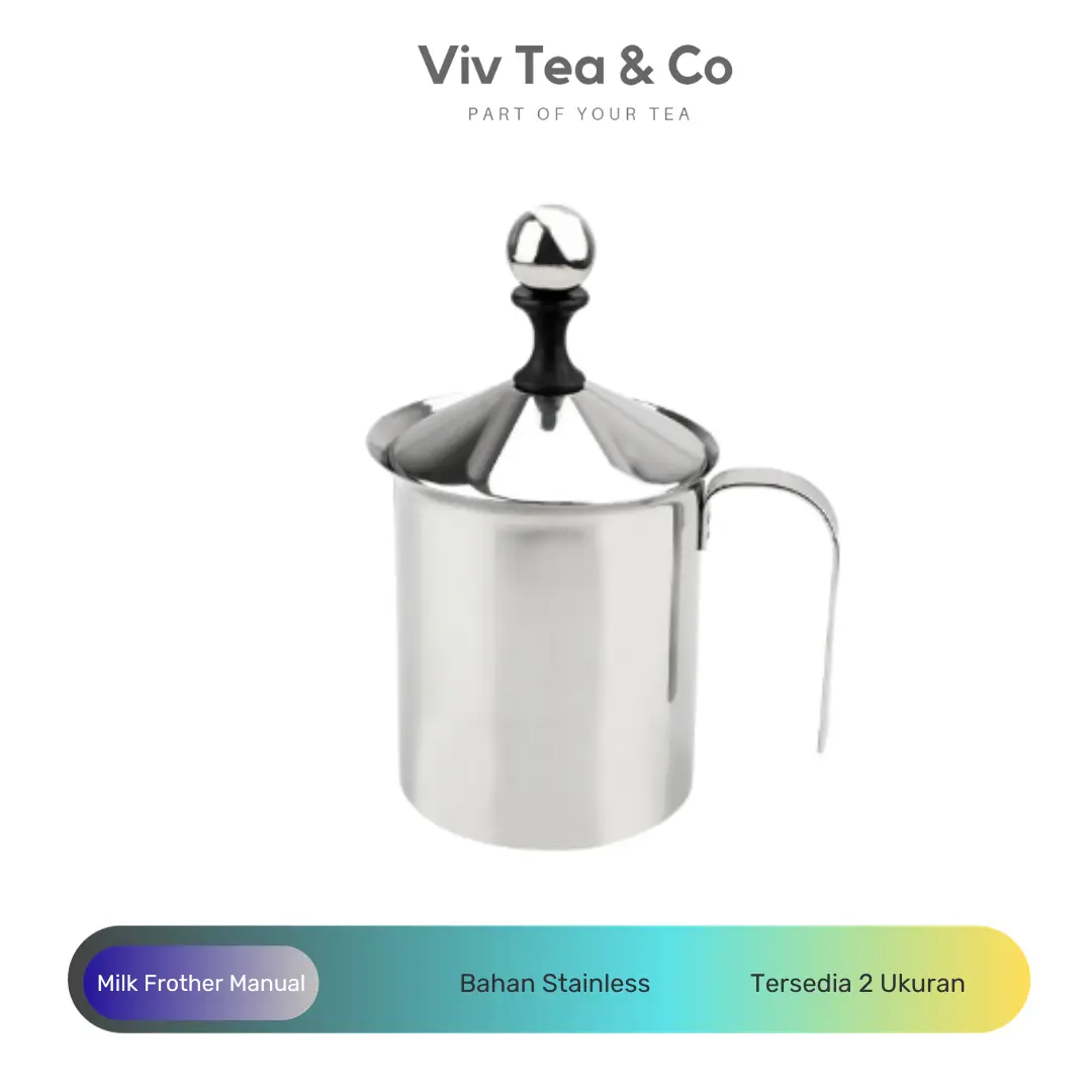 Milk Frother Manual Stainless Steel 400 ML