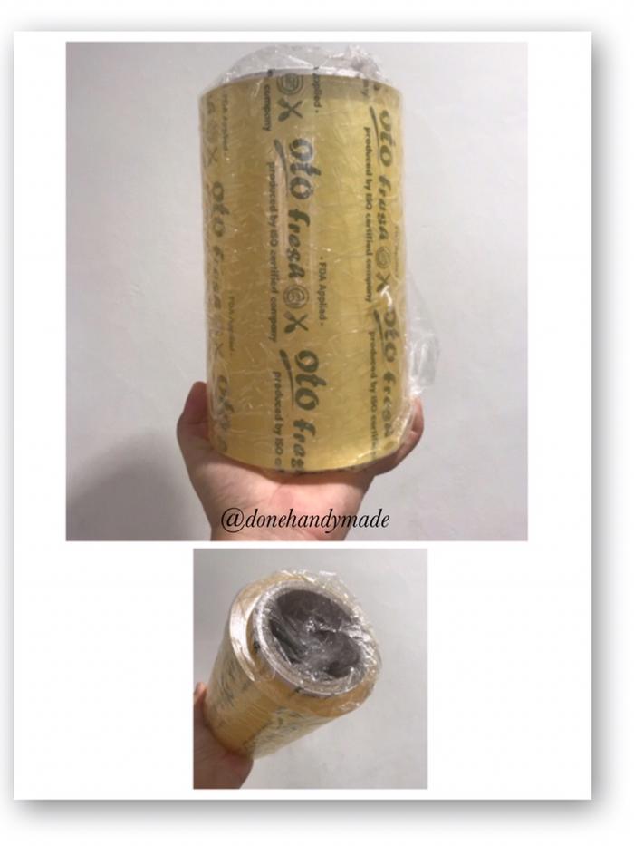 Gambar Plastic wrap plastic film plastik pelindung makanan oto fresh dari Done Handymade Kota Administrasi Jakarta Barat Tokopedia