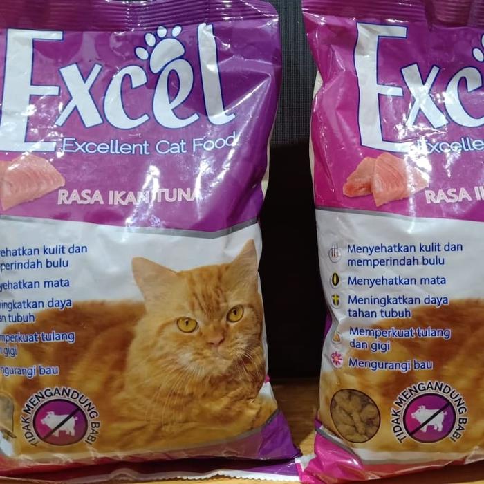 Gambar EXCEL CAT FOOD 500GR - MAKANAN KUCING EXCEL TUNA NO FELIBITE dari kinarian petshop jakarta Kota Administrasi Jakarta Barat Tokopedia
