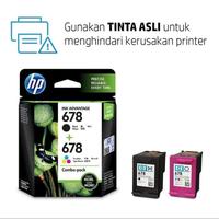 Gambar TINTA HP 678 BLACK/COLOR COMBO PACK ORIGINAL 100% dari Surya Jaya Comp Kota Tangerang 1 Tokopedia