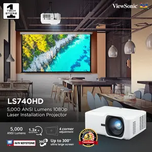 Projector Laser ViewSonic LS740HD |Full HD |5000 ANSI Lumens