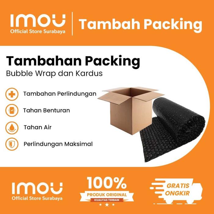 Gambar TAMBAHAN PACKING DUS + BUBBLE (EXTRA SAFETY) 1KG dari IMOU Authorized Surabaya Kota Surabaya Tokopedia