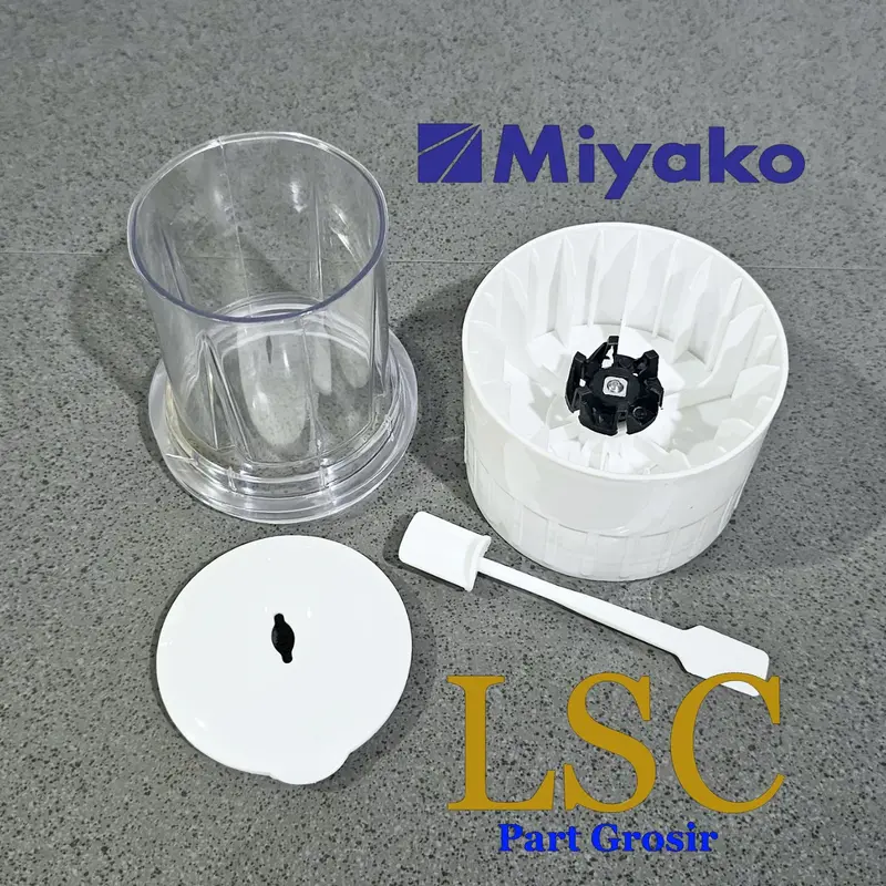 Choper Set Bumbu Basah Miyako 101 102 Putih Gelas Blender Pisau Giling 2