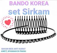 Gambar Bando Korea Hitam Mata Sirkam dari charlotte bowtique Kota Administrasi Jakarta Barat 2 Tokopedia